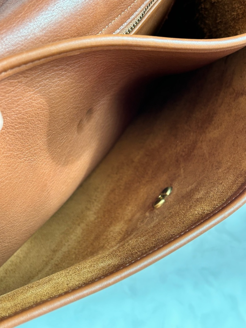 Vintage Coach Lexington Briefcase 5265 British Tan Leather Messenger Bag USA - Picture 9 of 16